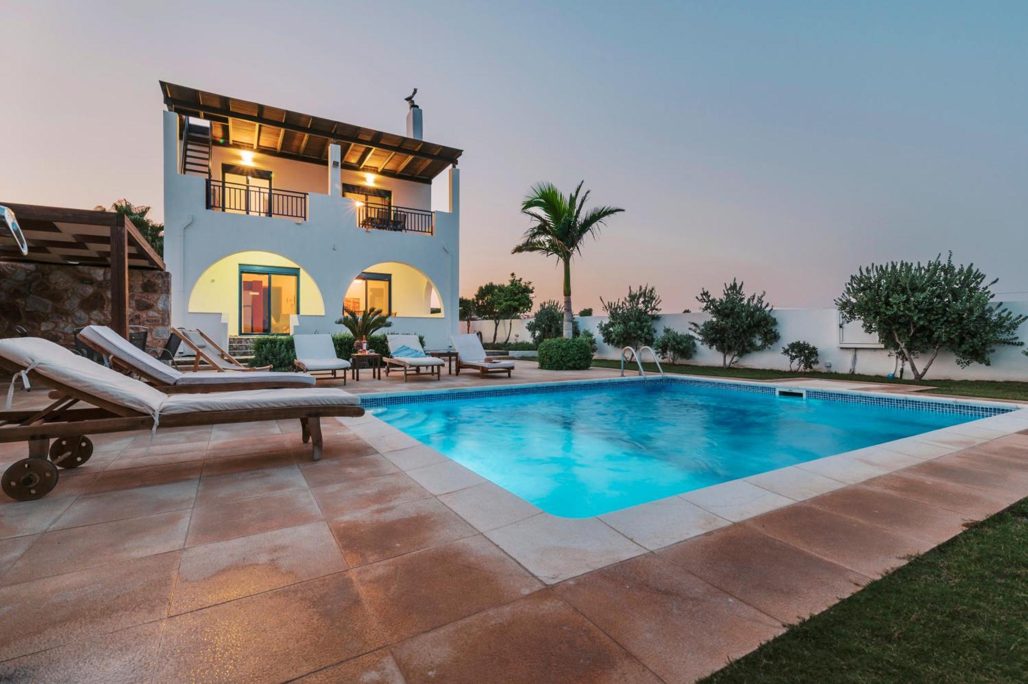 Villa Deep Blue Лакханія Екстер'єр фото